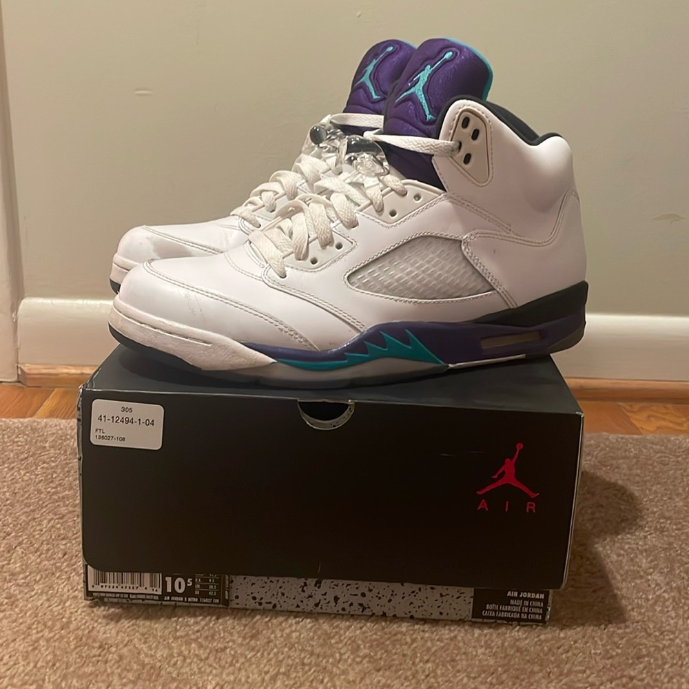 2013 Jordan V 5 Grape size 10.5